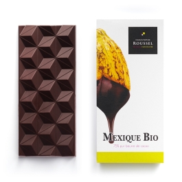 Tablette chocolat pur Mexique 75% de cacao - Chocolats Puyodebat