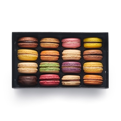 Coffret Macarons 16 pièces